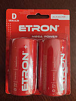 Батарейка Etron Mega Power Alkaline D-C2 (блистер) 2ps 2029