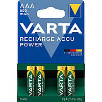 Аккумулятор Varta Recharge Accu ААА (HR03) 800mAh 1.2V NiMh 4шт