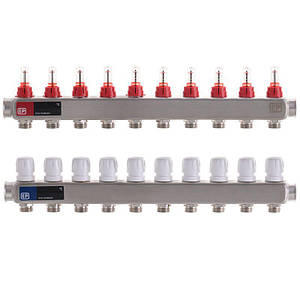 EUROPRODUCT EP.S1110-10 1"x10 Колекторний блок із витратою на керамі (корпус нержавіюча сталь)
