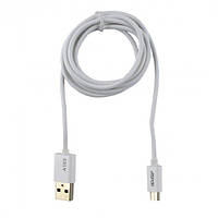 USB кабель Aspor A103 micro USB 1.2м/ 2.1A (круглые)