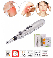 Акупунктурная массажная ручка 3в1,массажер для тела электрический ручной Massager Pen DF-618 new