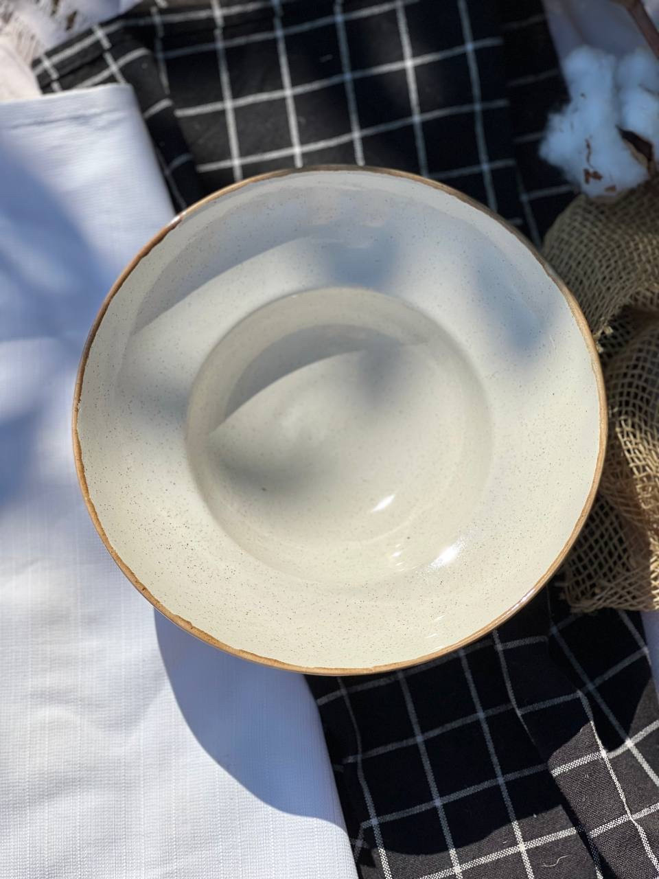 Тарілка для пасти, 300 мл., "Коричневий лофт"