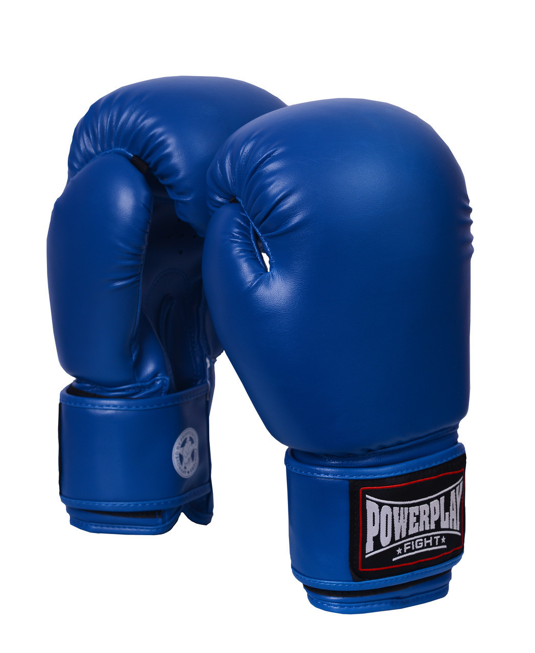 Перчатки для бокса тренировочные PowerPlay (10-18oz), синие