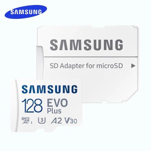 Карта памяти Samsung 128GB microSDXC V30 4K  EVO Plus (MB-MC128HA/RU)