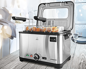 Фритюрниця Ambiano 95470 (3 кошики) 4л 2000вт.