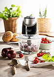 Подрібнювач зі скляною чашею Adler AD 4082 1.2л. 550вт., фото 2