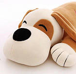 Плед Іграшка, подушка, 3 в 1 Спляча собачка, м'яка іграшка з пледом усередині, фото 3