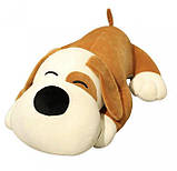 Плед Іграшка, подушка, 3 в 1 Спляча собачка, м'яка іграшка з пледом усередині, фото 4