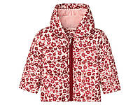 Куртка для дівчинки рожева в квітковий принт Lupilu 62, 68, 74, 80см