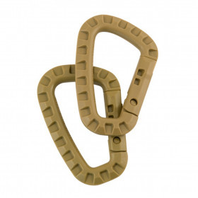 Карабін тактичний ABS (2 шт.) MIL-TEC Coyote 15921005, фото 1