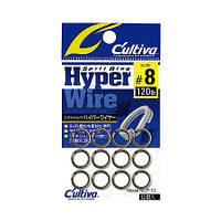 Заводное кольцо Owner Hyper Wire P-12 №6(14шт)70lb