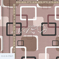 Наволочка бязь 80х80 см., принт: Квадрати