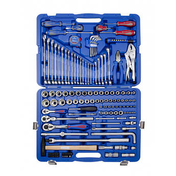 Набір інструментів універсальний 143 їд. 1/4"+1/2"+3/8" 6-ти гранные King Tony SC9543MR