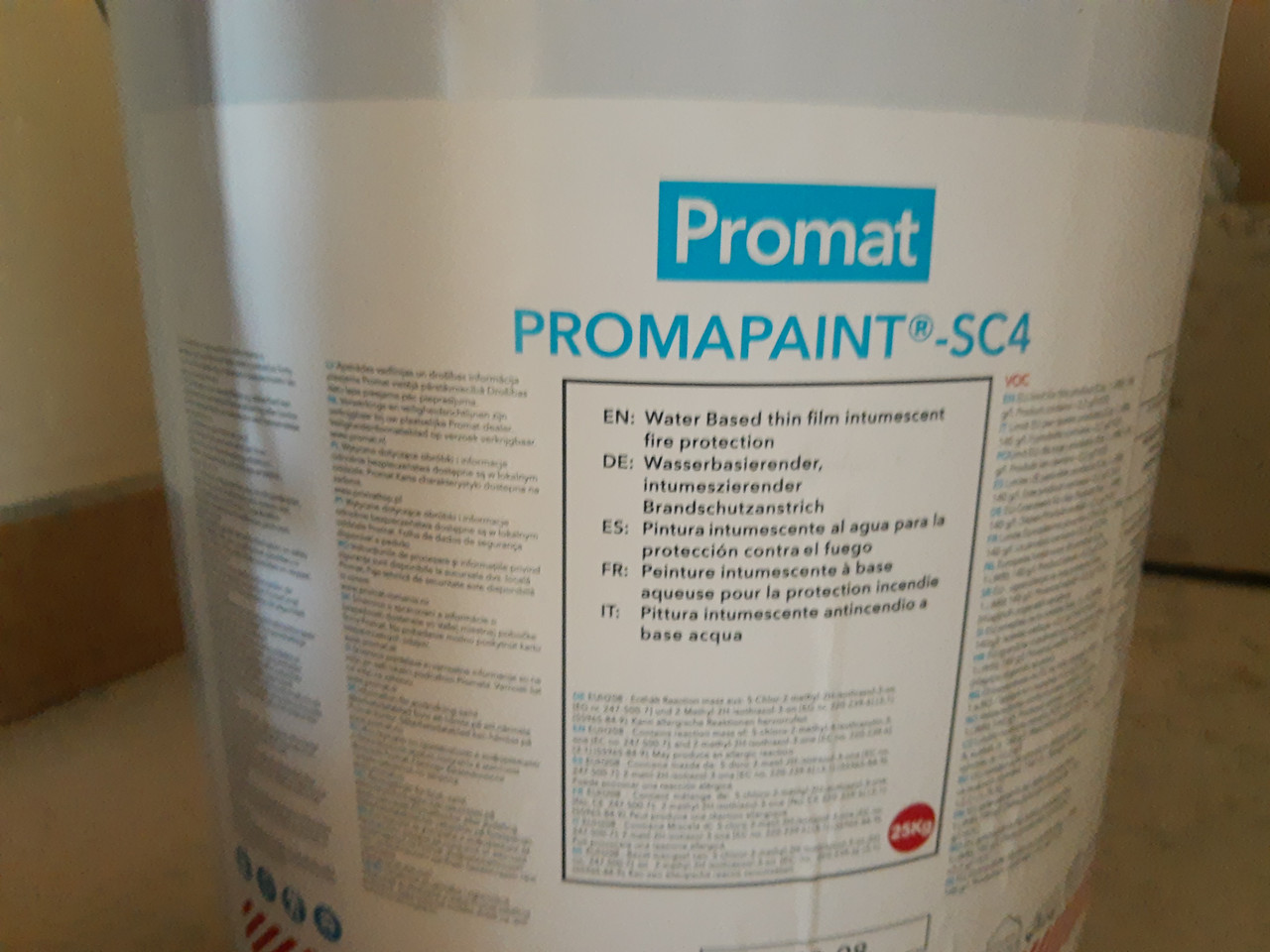 Вогнезахисна фарба для металу PROMAPAINT SC4