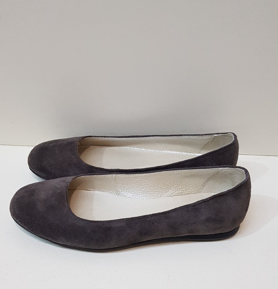 STTOPA Розміри 40-45. Балетки великих розмірів на широку стопу з натуральної шкіри. 161-4045-1 Коричневі, фото 1