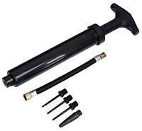 Насос двосторонній CNVOY SPORT чорний (алюміній, пластик)