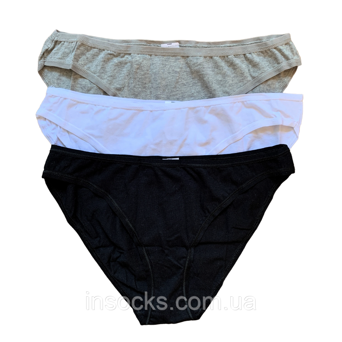 Набір жіночих трусів "Miss Victoria" bikini. Розмір: XL. (3 шт/уп). Туреччина. (26169-XL), фото 1
