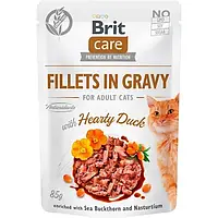 Консервы с уткой в соусе Brit Care Cat Hearty Duck Fillets in Gravy 85г