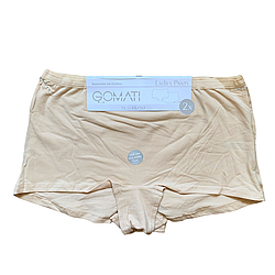 Набір жіночих трусів "Gomati" шортики. Розмір: L. (2 шт/уп). Беж. Туреччина.