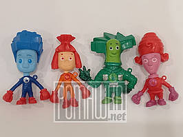 Набір іграшкових фігурок Фиксики 4 шт в упаковці до помогатору рюкзаку Фиксики іграшки Фіксики