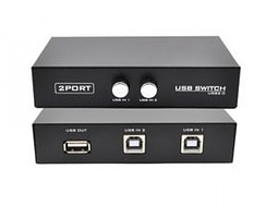 Комутатор 2 Port USB 2.0 PC to Scanner Printer Sharing Switch Box