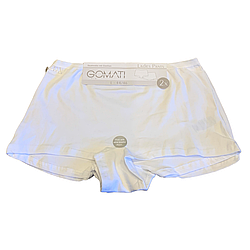 Набір жіночих трусів "Gomati" шортики. Розмір: L. (2 шт/уп). Білі. Туреччина.