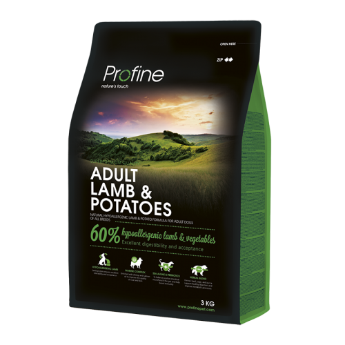 Сухий Корм для Дорослих Собак Profine (Профайн) з ягням 3 кг