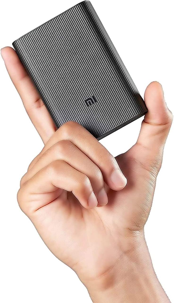 Xiaomi Mi Power Bank 3 Ultra Compact 10000 mAh Black Швидке заряджання QC3.0