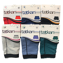 Набір чоловічих трусів "Tatkan" Boxer. (5 шт/уп). Розмір: S(38-40). Асорті. Туреччина.