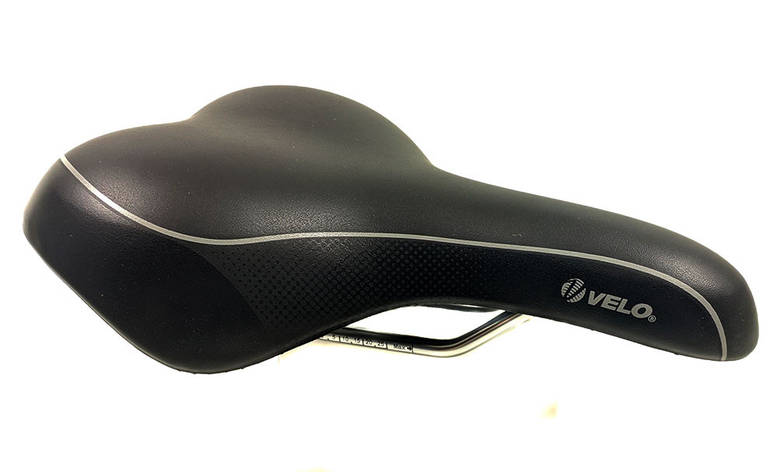 Сідло Velo Comfort Flurry+ (VL-6105), 262х192мм, 518 гр, чорне, фото 1