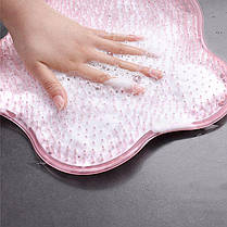 Антиковзний масажний килимок для ніг у ванну, масажний нековзний силіконовий килимок, фото 3