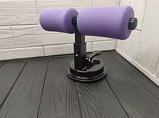 Тренажер для преса підлоговий на присосках багатофункціональний, кріплення для ніг фіксатор, фото 2