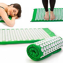 Масажний килимок з подушкою Acupressure Mat / Ортопедичний килимок 50541, фото 2