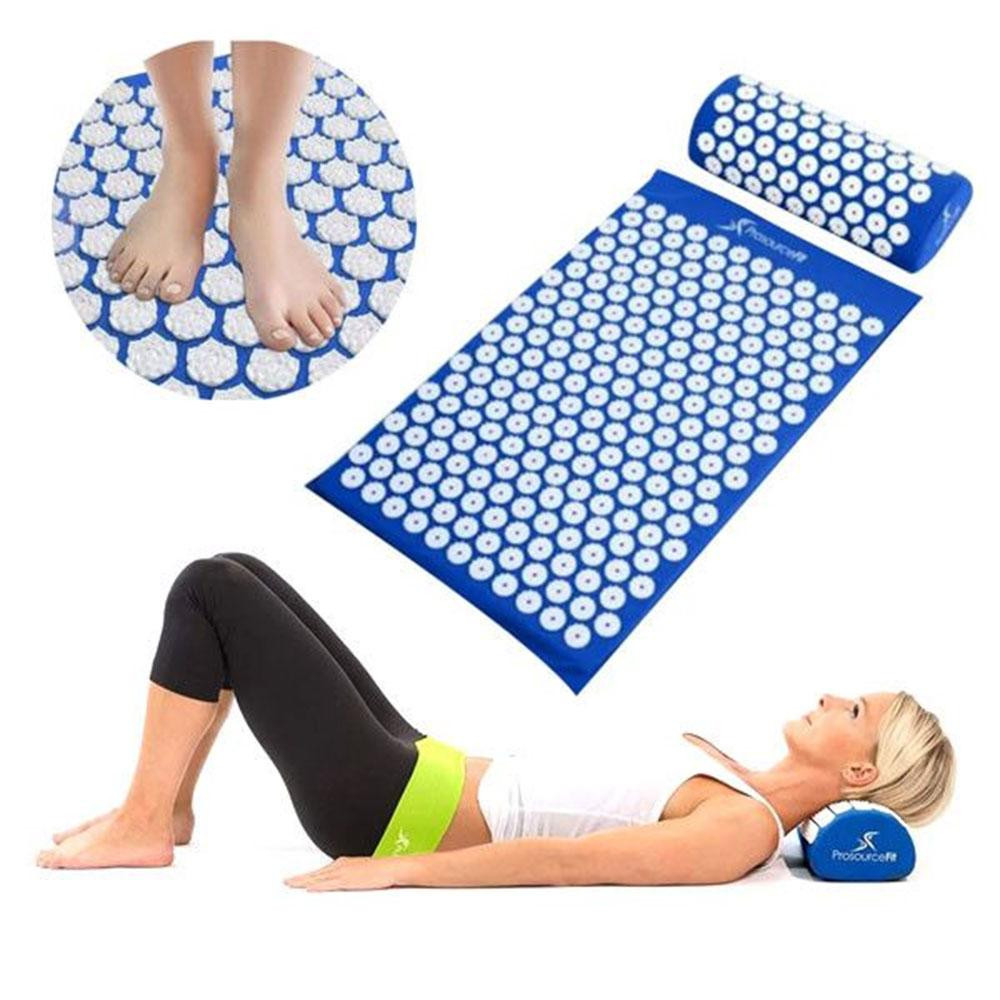 Масажний килимок з подушкою Acupressure Mat / Ортопедичний килимок 50541