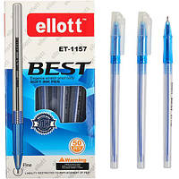 Ручка масляная "Ellott" ET1157-50 синяя
