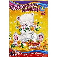 Картон кольоровий А5 8 аркушів 8 кольорів Рюкзачок УК-5 (топ-2)