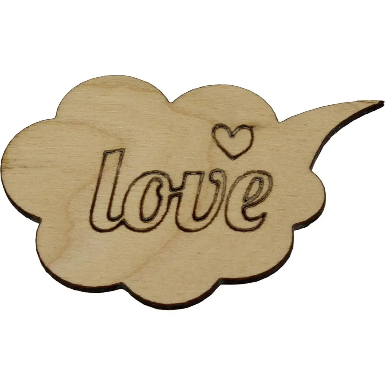Заготовка фанера "Облако Love" 6 см