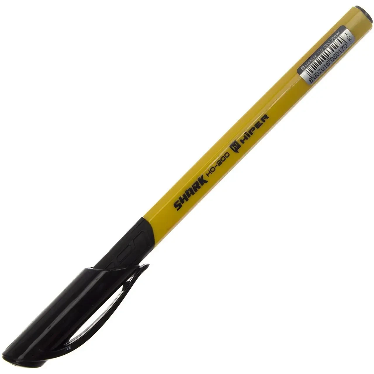 Ручка масляна кулькова "Hiper" HO-200 Shark 0,7мм чорна, фото 1