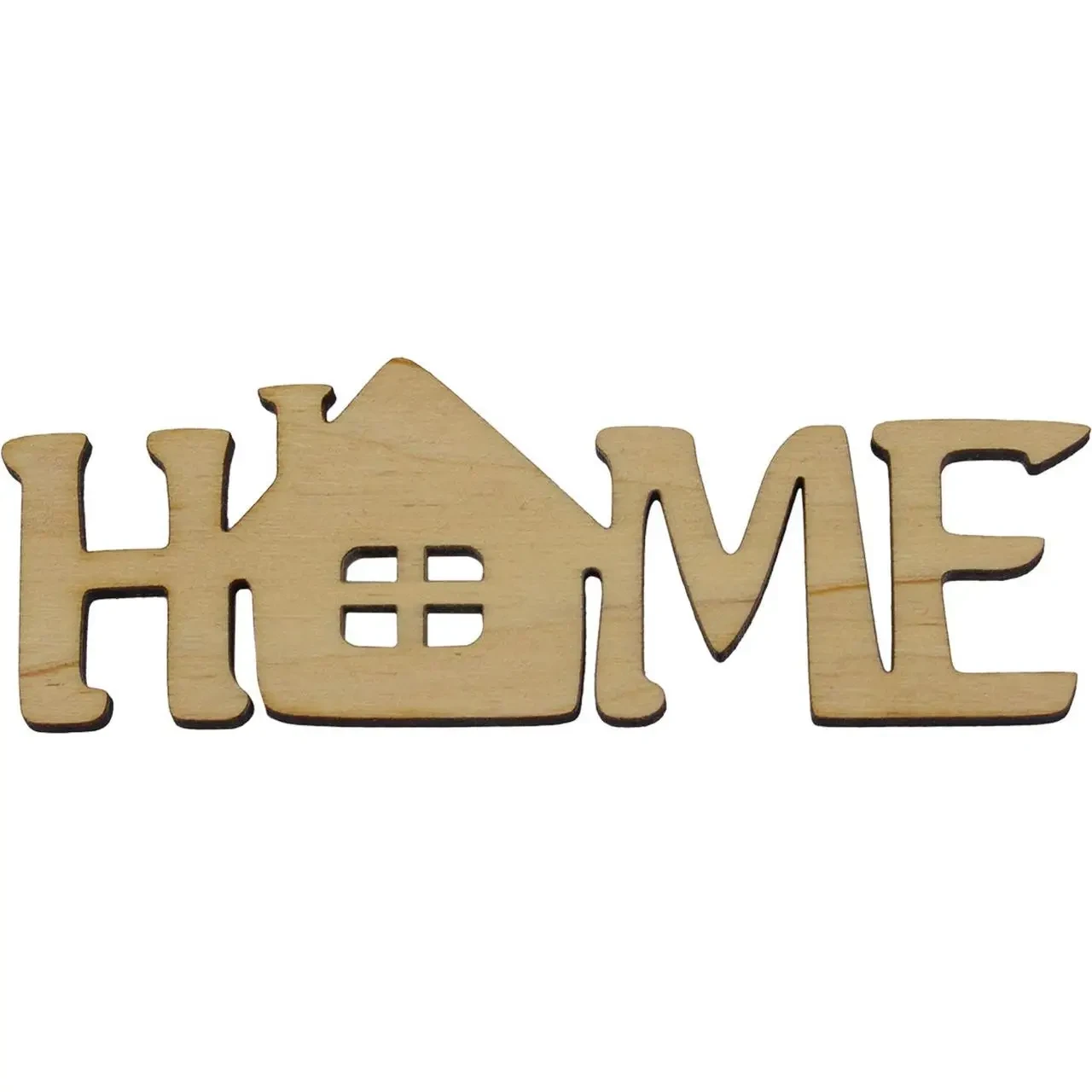 Заготовка фанера напис "Home" 10 см