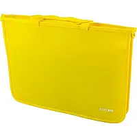 Портфель на блискавці Economix A4 пластиковий 2 відділення жовтий E31630-05
