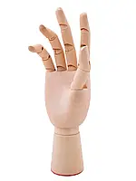 Деревянная рука манекен 18 см, правая