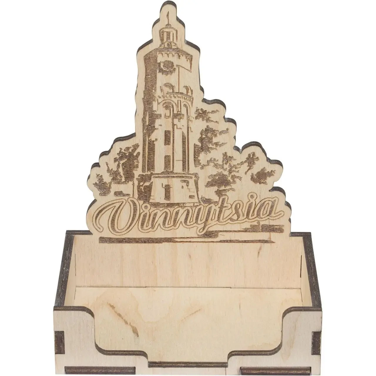 Заготовка фанера "Візитниця Vinntsia" 13x10x6,5 см