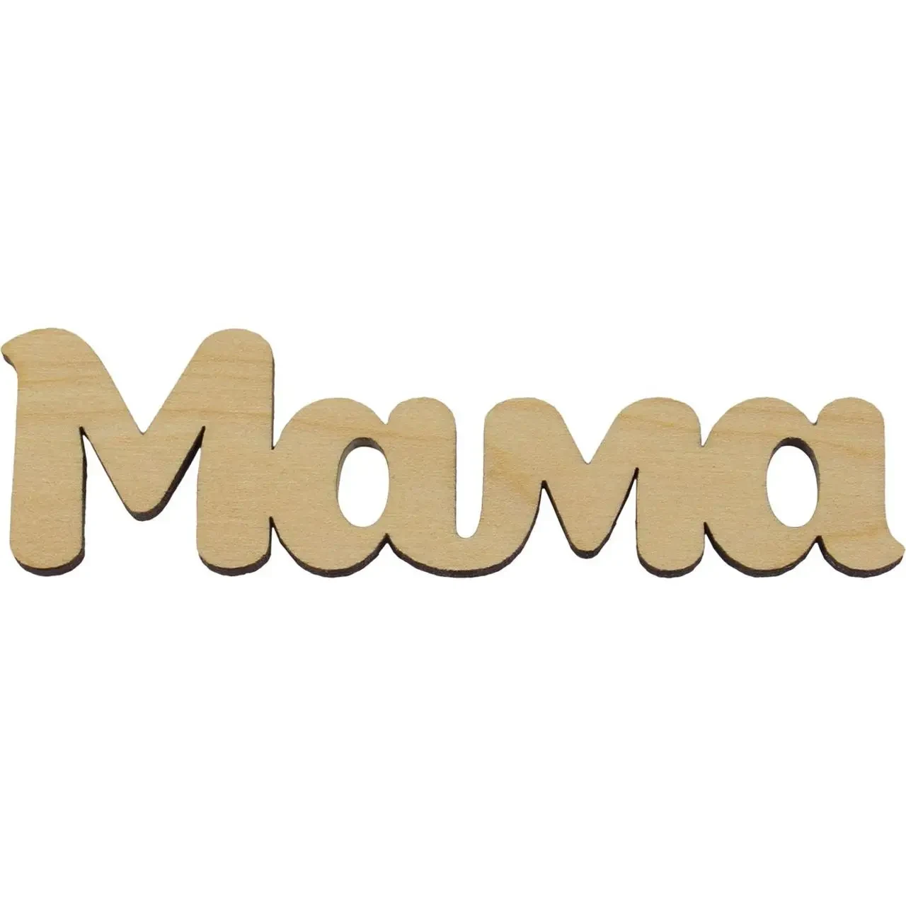Заготовка фанера напис "Мама" 10 см
