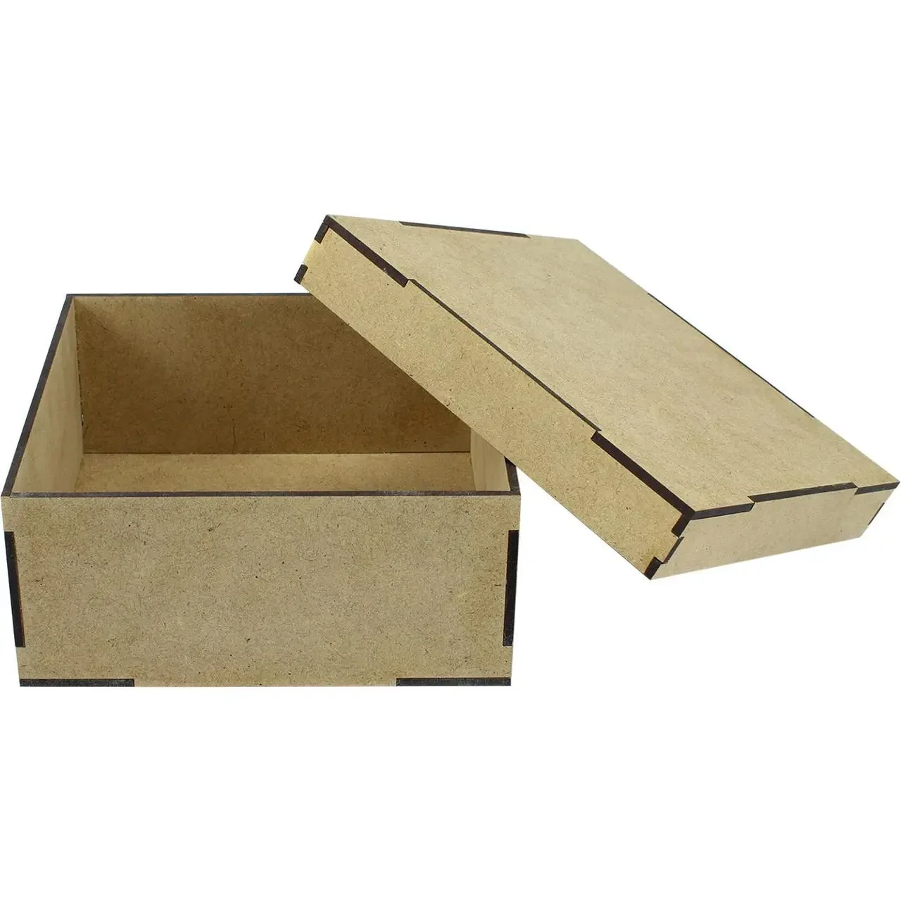 Виріб з МДФ 3 мм Коробка з кришкою 15x15x7sм