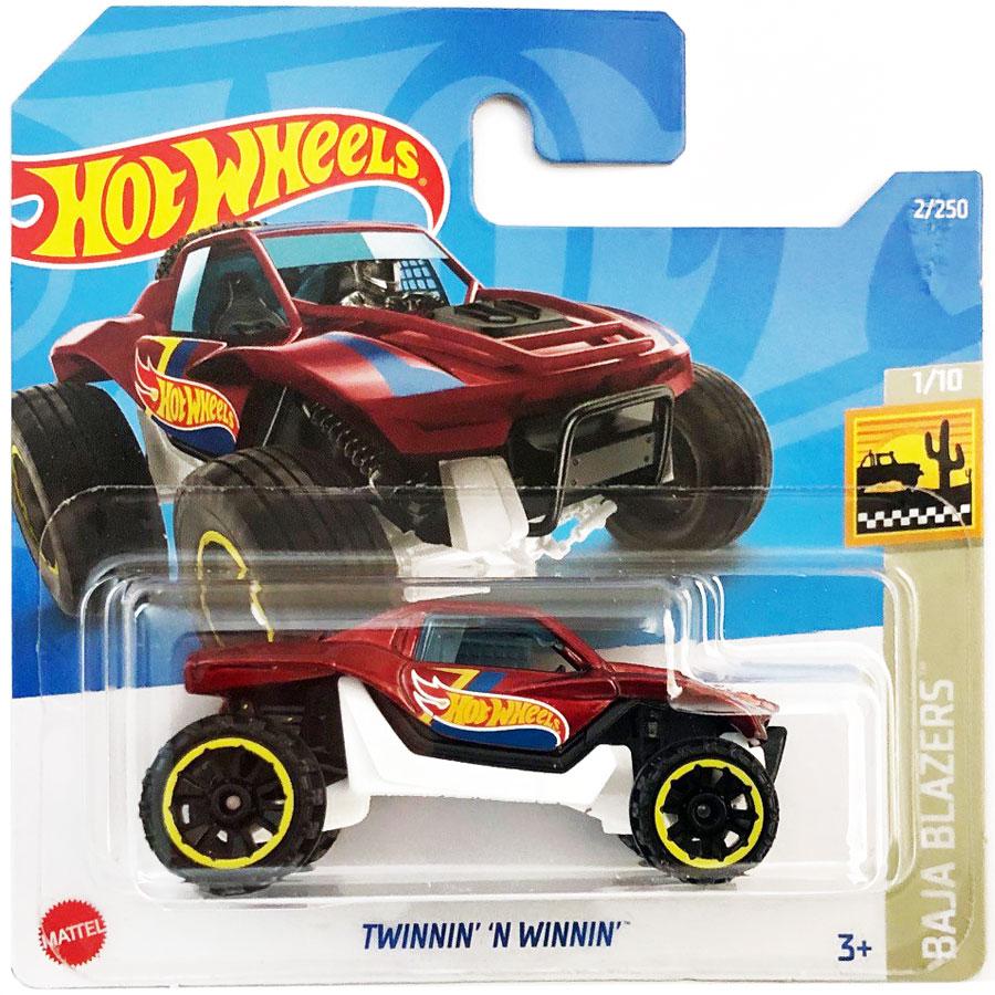 Машинка Хот Вілс 1:64 Twinnin N Winnin колекція Baja Blazers Hot Wheels Mattel HCW83