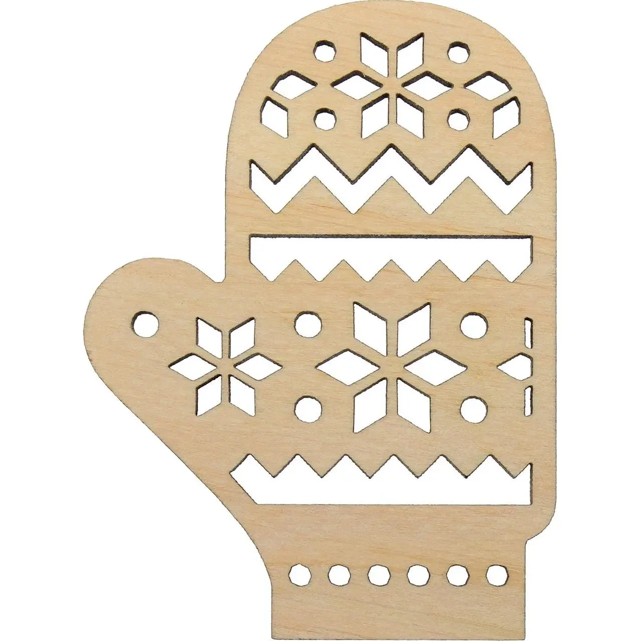 Заготовка фанера играшка "Рукавичка" 8см