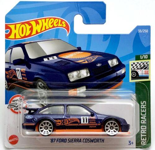 Машинка Хот Вілс 1:64 87 Ford Sierra Cosworth колекція Retro Racers Hot Wheels Mattel HCW87