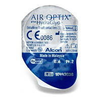 Контактные линзы для зрения с диоптриями AIR OPTIX plus HydraGlyde sph -5.75 BC 8.6