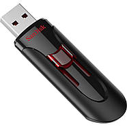 USB Flash 32GB SanDisk Cruzer Glide USB2.0 Black/Red, фото 3