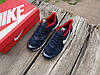 Чоловічі кросівки Nike Free Run 3.0 blue red темно-сині, фото 4